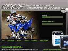 Tablet Screenshot of motocrosspower.com